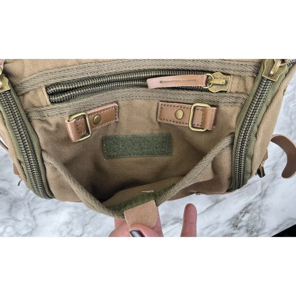 Vagabond Traveler Canvas Waist Bag Boho Festival Outdoor Active